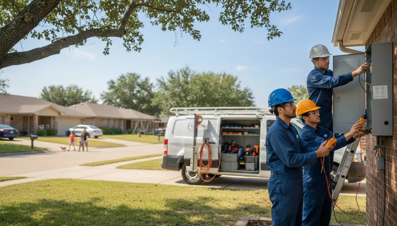Certified electrician providing emergency electrical services in Kansas, OK